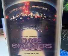 Close Encounters of the third kind VHS Big Box ex rental
