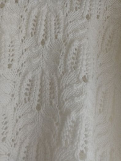 Vintage Handknit White Short Sleeve Top