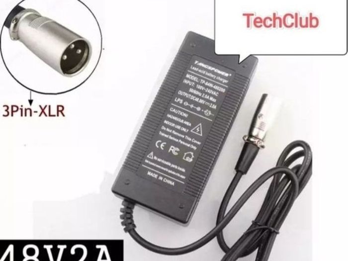 48V 2A Battery Charger 54.6V Electric Bicycle Scooters Motorcycle