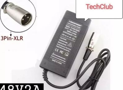 48V 2A Battery Charger 54.6V Electric Bicycle Scooters Motorcycle