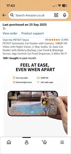 PETKIT Yumcare Solo Automatic Cat Feeder