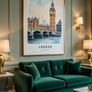 London Wall art print, Travel Art Poster Image 5
