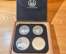 1972 Canada Winter Olympics Silver coin set
