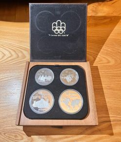 1972 Canada Winter Olympics Silver coin set