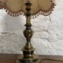 Late 20th Century Brass Table Lamp with Shade. Image 3