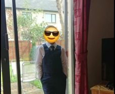 Price Reduced. Boy's Communion Birthday Party Suit Full Set. House clearance sale unwanted stuff gift.