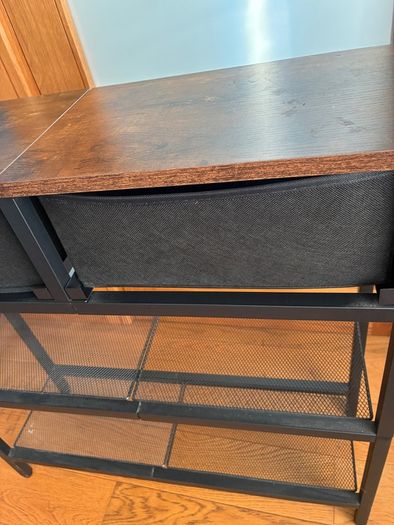 2 Drawer Hall Table Shoe Storage