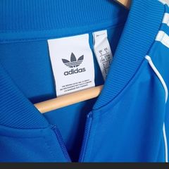 Adidas three stripe tracksuit top Large