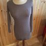 Sequin Metallic Silver Backless Dress Image 2
