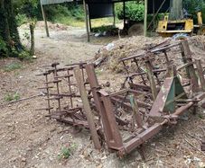 Doublet R Folding Spring Tine Harrow & seed drill