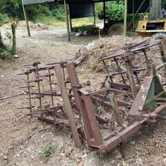 Doublet R Folding Spring Tine Harrow & seed drill