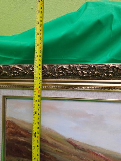 Beautiful Vintage Oil Painting "Carlingford Lough" (1991) by Dublin Artist L. Rothwell  Framed