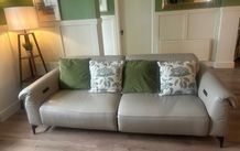 3seater leather sofa like new