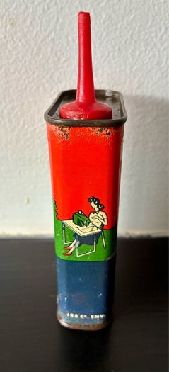 Vintage 1950's  / 60's  Handy Oil Tin