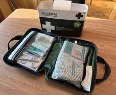First Aid Kit, 210 Pieces, New in Box with Zip Carry Bag