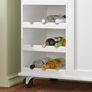 Kitchen  island The  Ultimate Contemporary Kitchen Island Storage Cabinet with Wheels Multifunctional Image 7