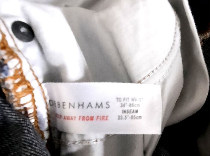Maine Debenhams cotton denim jeans 34 waist and 33 leg see last two photos for exact measurements FREE STANDARD POSTAGE INCLUDED