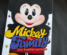 pop mart Disney Mickey Family Cute Together Keychain  Blind Box