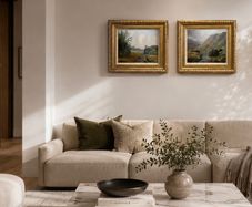 Original Pair of Signed Oil Paintings by Robert B. Higgins (b.1943)