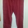 BNWT Fashion Made in Italy linen red sequin straight leg trousers size XXL UK16 EU44 Postage included Image 3