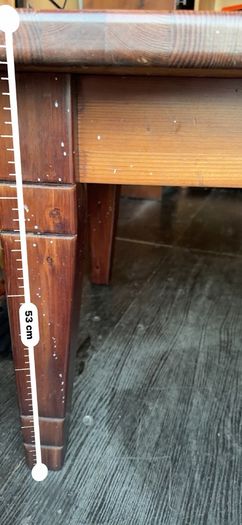 solid coffee table