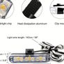 24-LED Motor Vehicle Car Grille  Light Bar  Type Grill Emergency Image 4