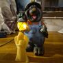 Rare Item: Vintage Collectable Mole Garden Statue Image 2