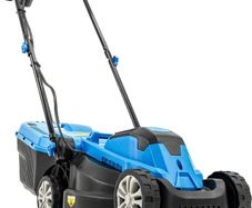 1300W Electric Lawn Mower  33cm Lightweight Corded Lawnmower, 30L Grass Box, Foldable Handle, 3 Cutting Heights, Ideal for Small Gardens