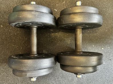 2 x 7.5KG Adjustable Dumbbells