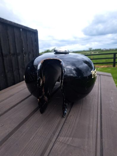 old royal Enfield fuell tank