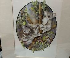 Koala print by Valerie Sefer.