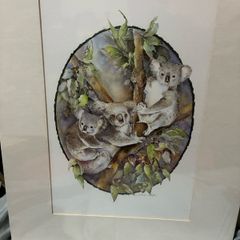 Koala print by Valerie Sefer.