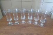 Vintage Sherry Schooner Glasses x 6 for Sale