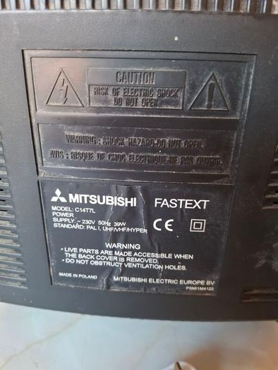 Mitsubishi C14T7L 14" CRT TV