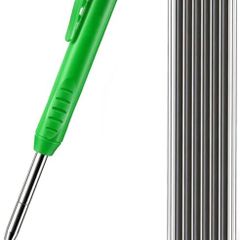 Solid Carpenter Pencil Set Woodworking Tools Mechanical Pencil 3 Colors Refill Construction Job Tools Carpentry Marking Scriber