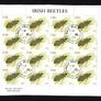 2003 Ireland Irish Beetles (41c Ladybird, 50c Leaf Beetle, 57c Great Diving Beetle, E1Green Tiger Beetle) Commemorative Stamp Sheetlet Plate 1A1A1A1A Fine CDS Used with Dublin cancel of 1st April 2003 (First day of issued) on envelope extract Image 4