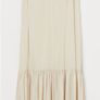 Cream Midi Summer Dress Image 3