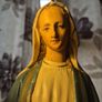 Vintage Statue of Mary. Mary Shrine Statue. Holy Statue. Image 9