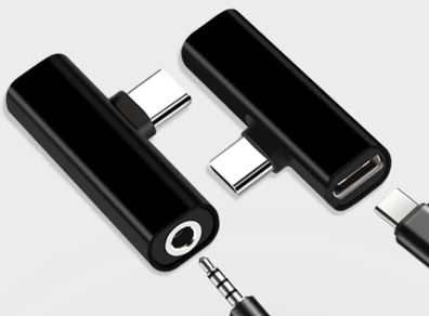 USB Type C To 3.5mm Headphone Audio Jack Charger Adapter Converter