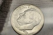 USA United States Silver Dime Roosevelt 1955 S Beautiful Uncirculated Mint Error