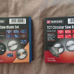 Circular Saw blade set. 85mm cutting diameter. Shed clearance sale unwanted stuff
