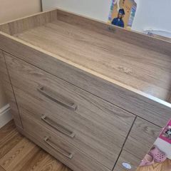 3 drawer chest - oak