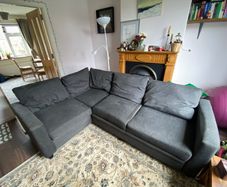 Sofa bed 4 seater grey