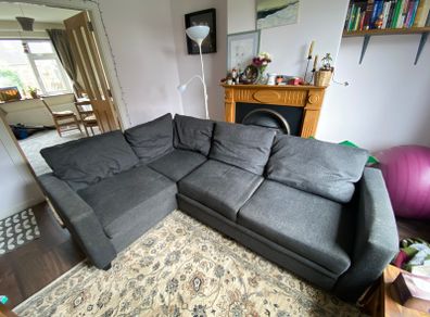 Sofa bed 4 seater grey