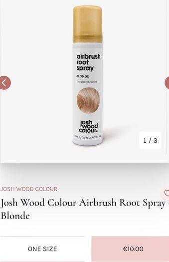 josh wood root spray blonde
