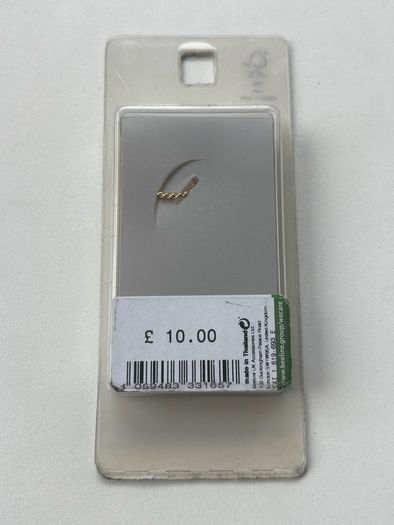 SIX Gold Plated Sterling Silver Earring