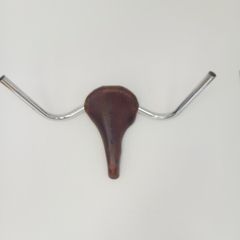 brooks saddle deer head art