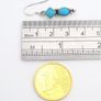 Vintage 925 Sterling Silver & Turquoise Tribal Earrings Image 8