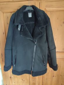 Size 16 Faux suede fleece lined jacket