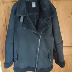 Size 16 Faux suede fleece lined jacket